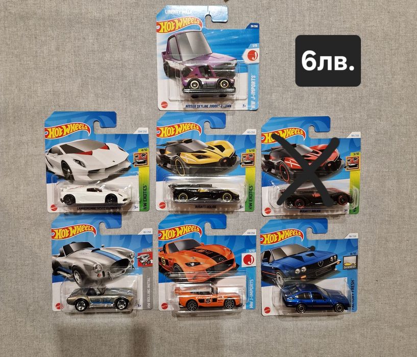 Hot Wheels модели