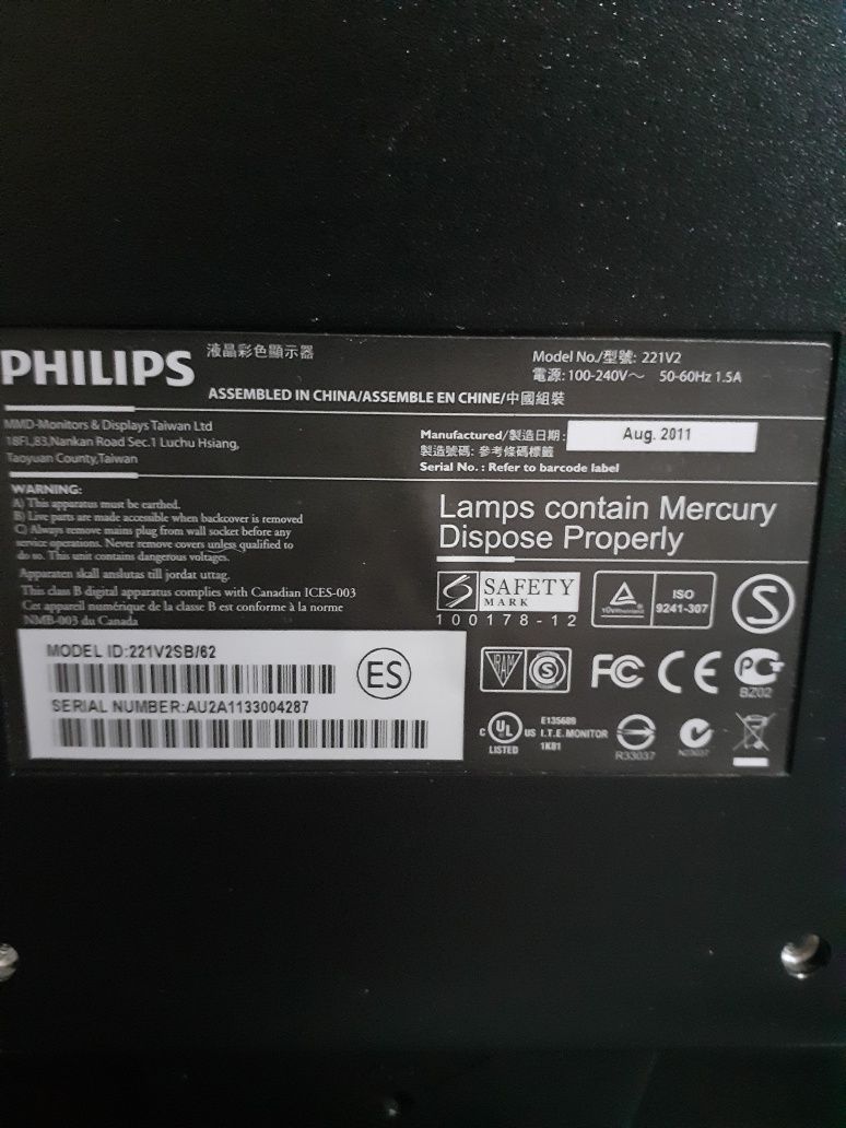 Monitor Phillips 22