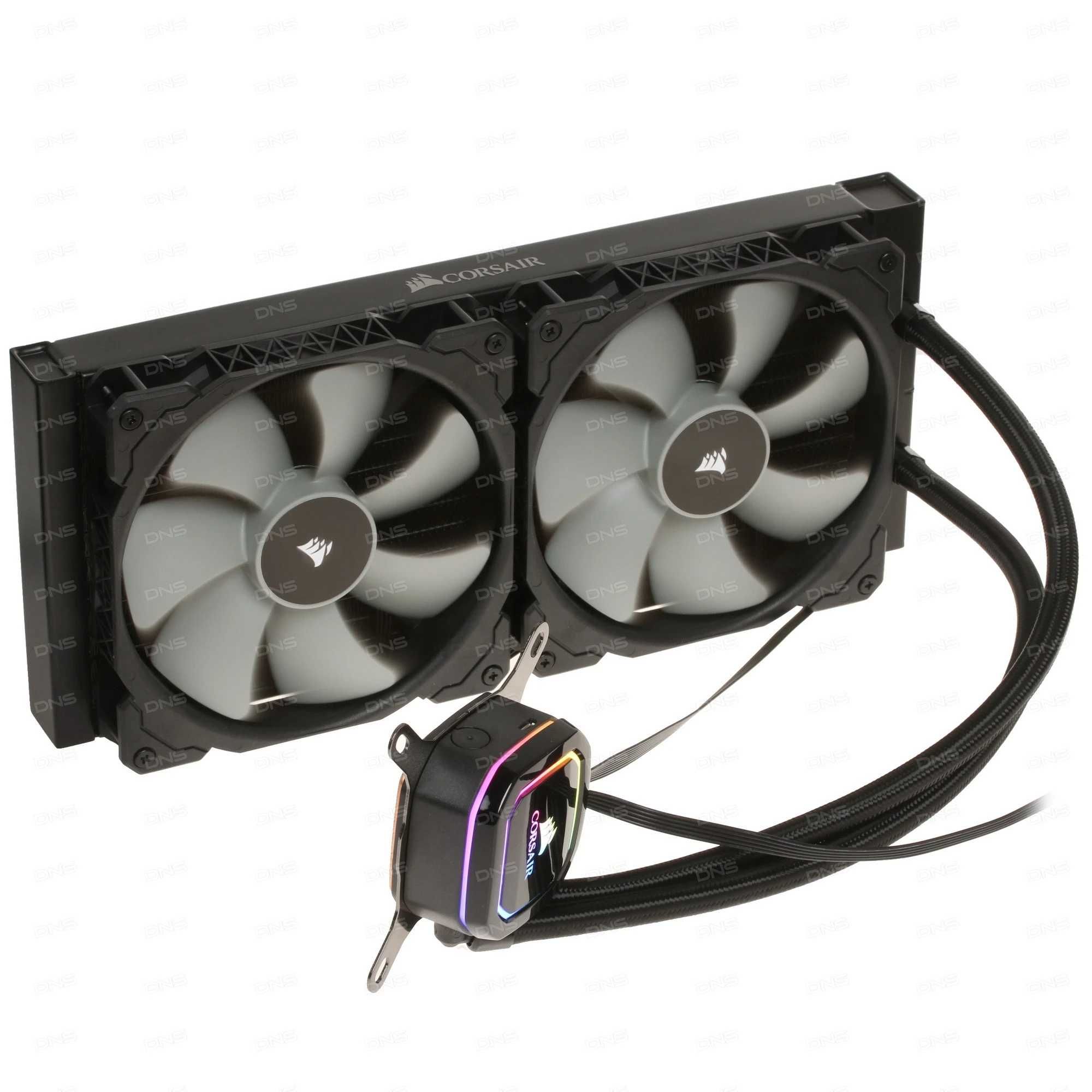 Система водяного охлаждения CORSAIR iCUE H115i RGB PRO XT/280mm/ BLACK
