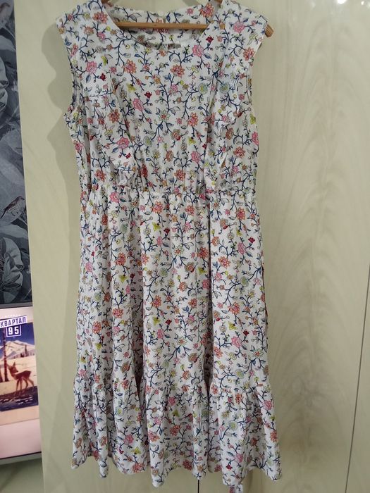 Нежное платье, состоянии идеальное рр 44_46