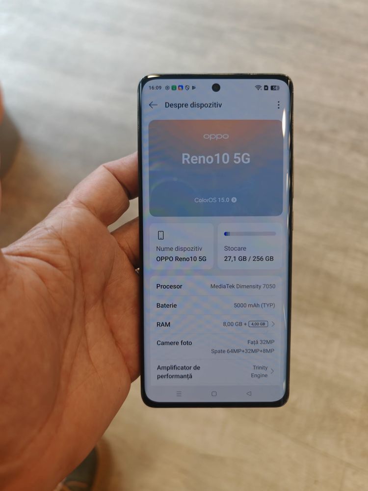 Oppo Reno 10 - 5 G - 256 g - impecabil - 650 ron !