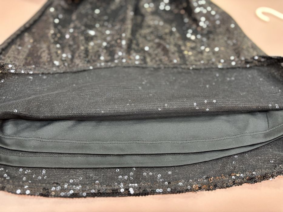 Rochie fetite 6 ani paiete negre