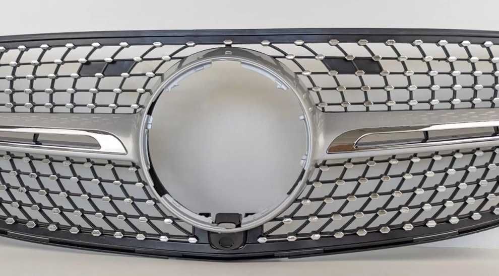 Хромирана Предна решетка за Mercedes GLE W166 GLE350 GLE400 2015, 2018