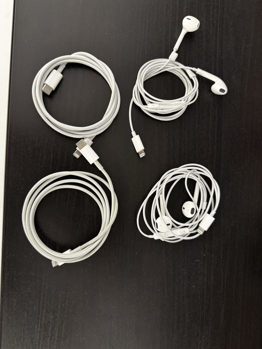 Casti lightning apple , cablu originale iphone