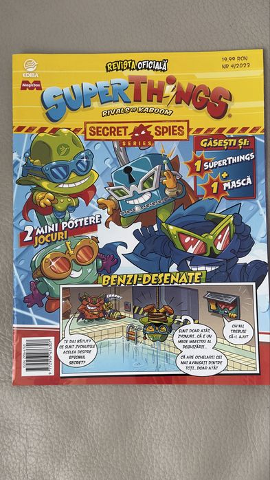 Reviste SuperZings / SuperThings + 1 figurina!