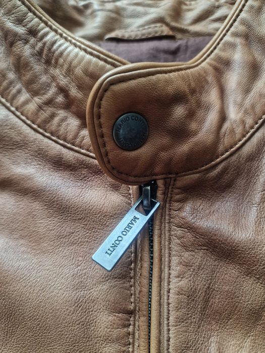 Страхотно мъжко кожено яке MARIO CONTI размер 2XL