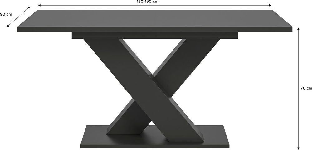 SS30! NOU Masă "MOTUS" dinning, extensibilă