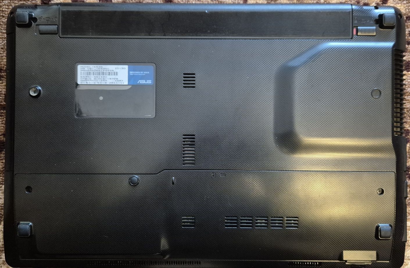 Лаптоп  ASUS i7 15.6 500GB SSD 8GB RAM