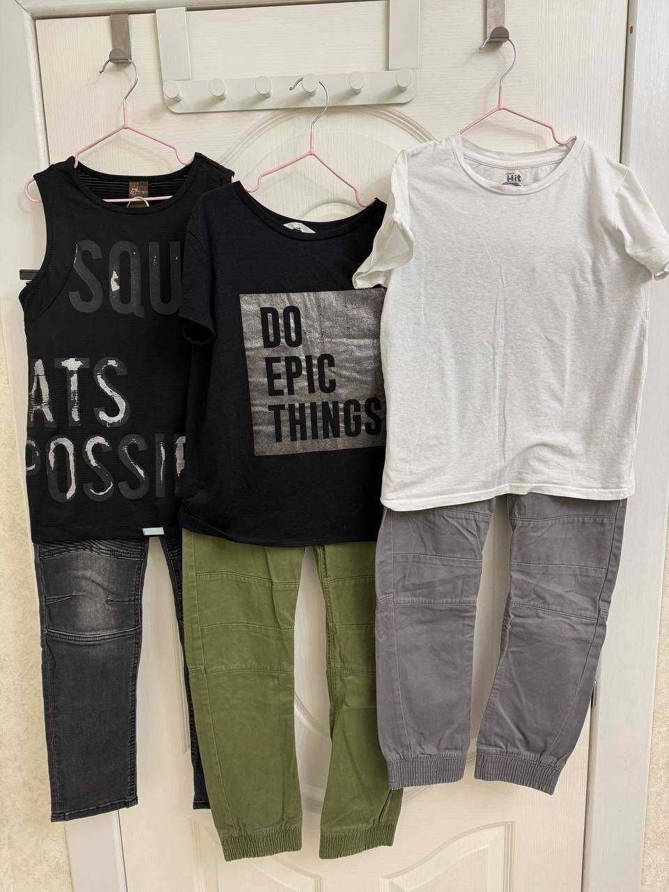 Лоты фирменной детской одежды ZARA, NEXT, H&M, размер 4/10 лет