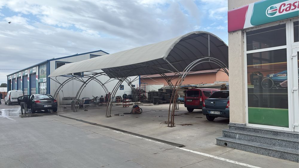Vand structura metalica spalatorie auto