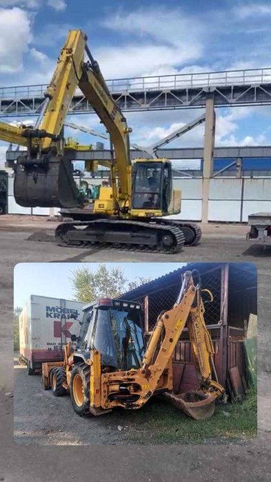 Услуги экскаватора гусяничного, экскаватора-погрузчика.
