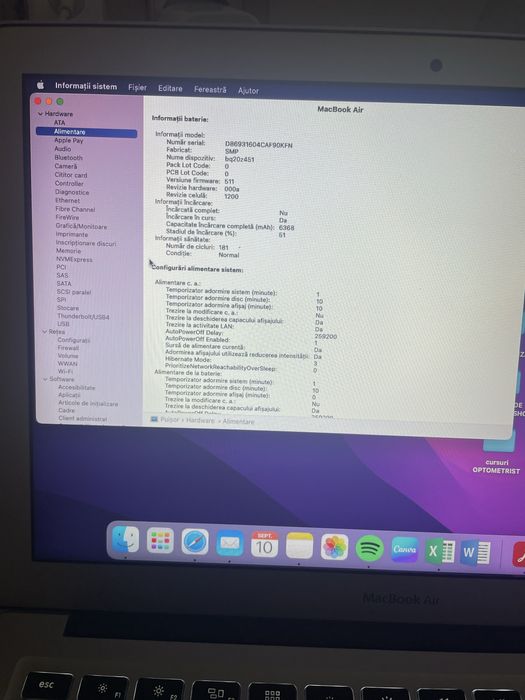 Laptop MacBook Air 13, i5, 2020