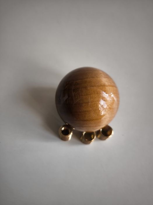 Дървена топка за скоростен лост махагонова махагон дърво  универсална