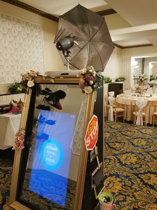 Oglinda magica + 360 video booth = Fum greu gratis