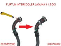 8200852008 Furtun Intercooler Laguna 3 1.5 DCI