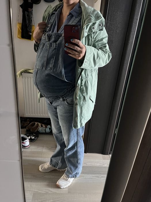 Salopeta blugi maternity, H&M