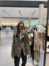 Кожаная куртка Zara