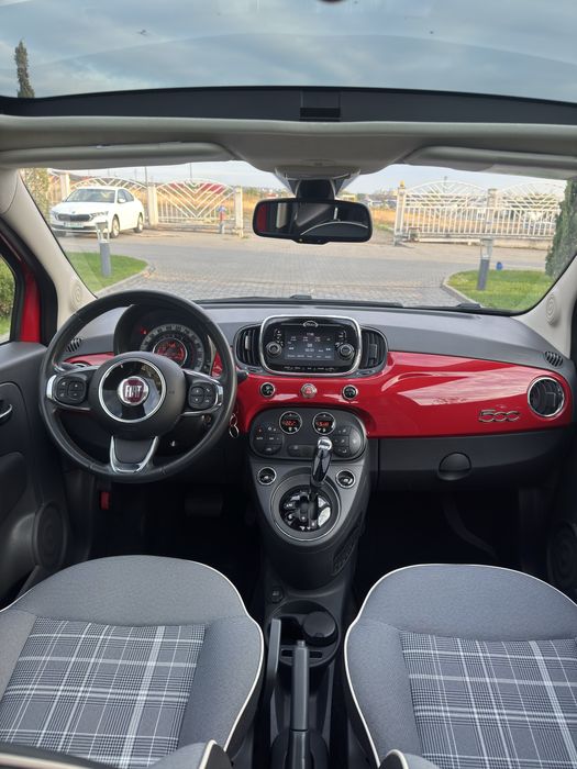 Fiat 500, Plafon panoramic, Cutie automata,