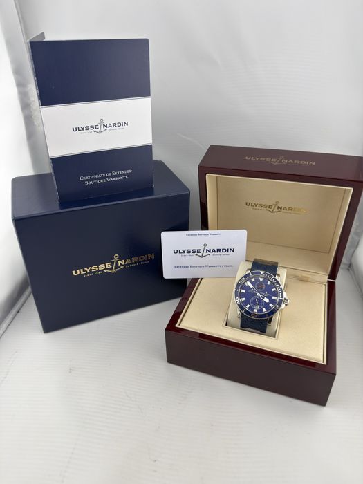 Ulysse Nardin Marine Diver Aur Alb 18k Editie Limitata