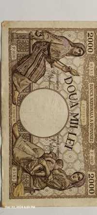 Bancnota veche "DOUA MII LEI" 1941 noembrie