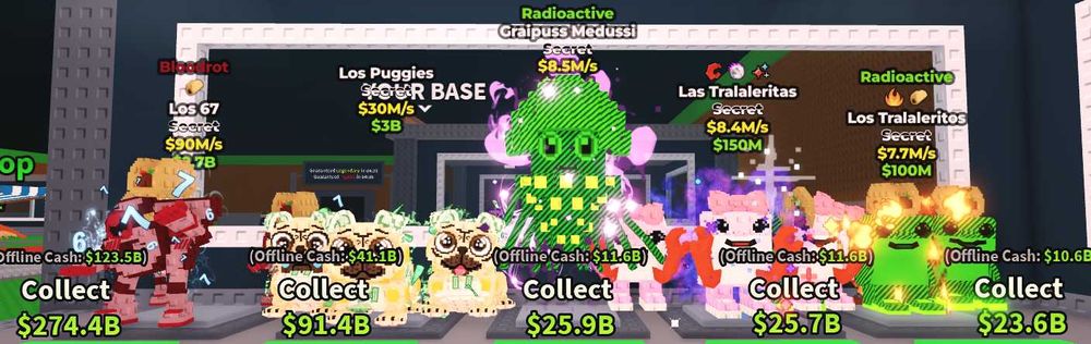 Брейнроты в Steal A Brainrot