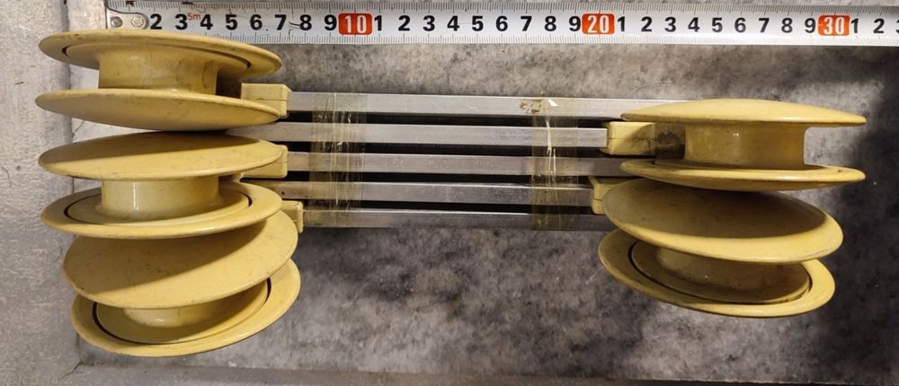 Ролики бельевые на подшипниках из дюралюминия,84- завод.