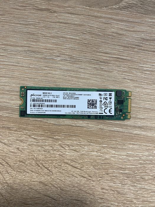 SSD M600 M.2 256Gb