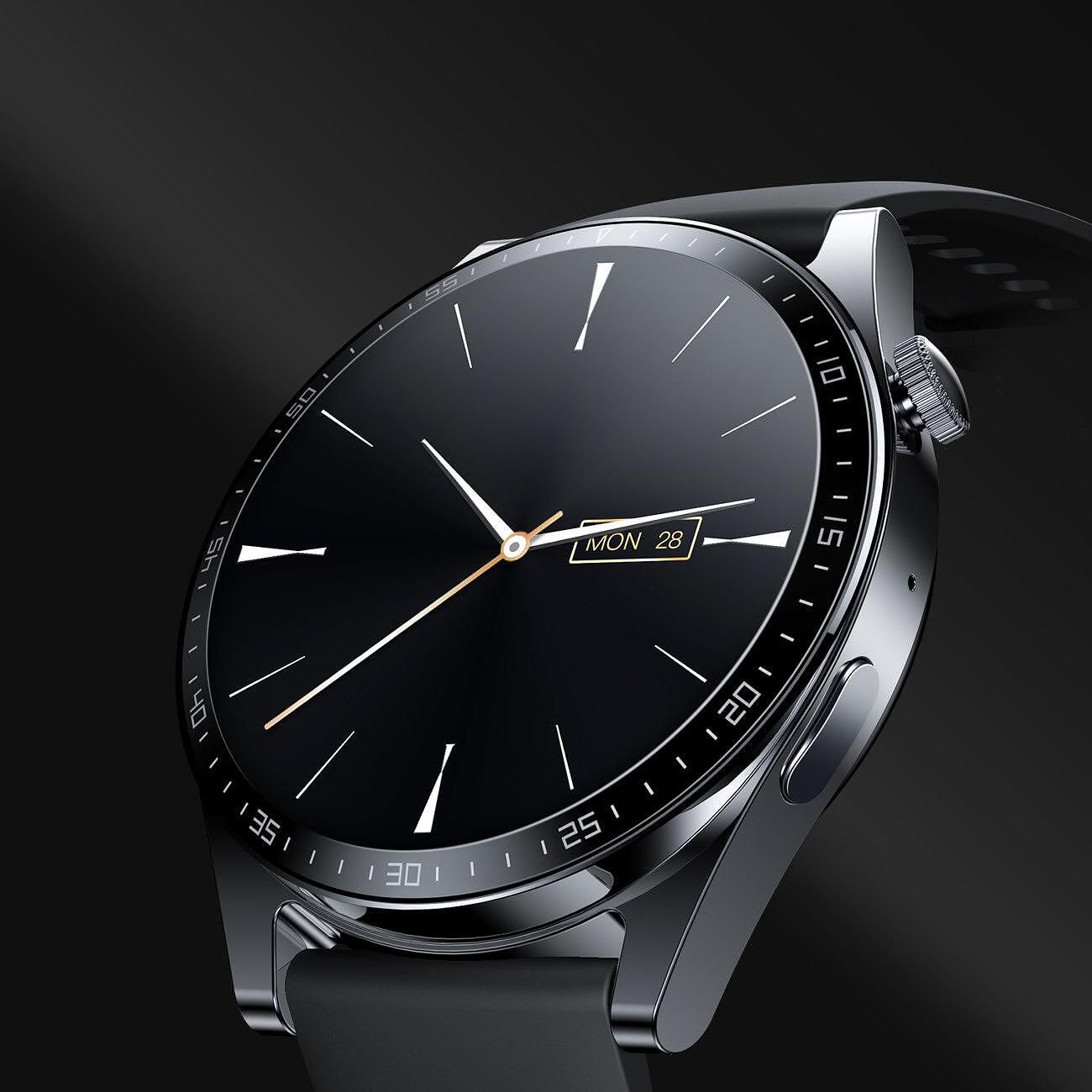 Смарт часовник joyroom fc2 classic series ip68 black (jr-fc2)