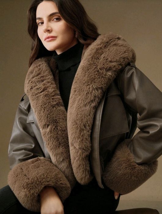 ново дамско зимно яке с пух