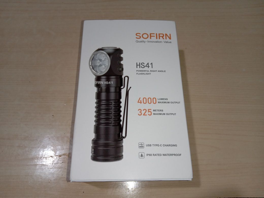 SOFIRN HS41 4000lm 21700   челник   мощен фенер  с магнитна капачка