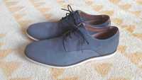 Мъжки официални/ежедневни кожени обувки Clarks - Franson Plain, №43