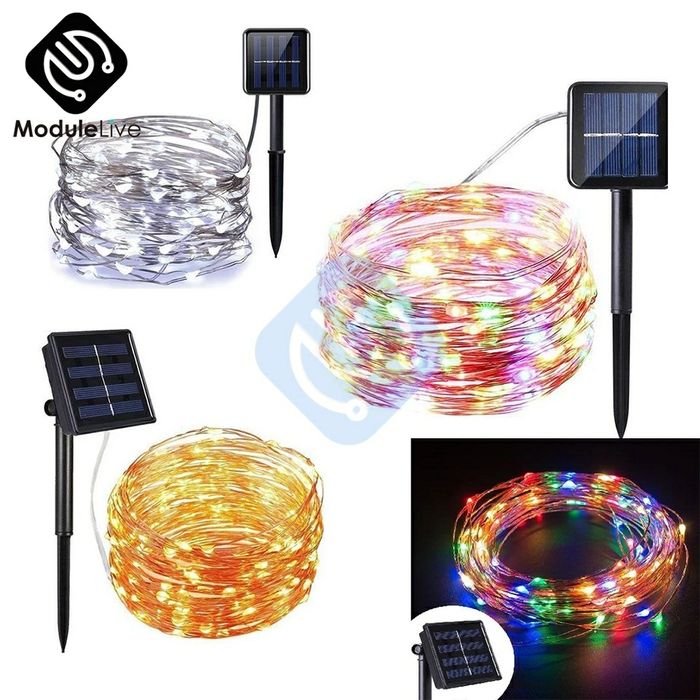 Banda led solar multicolora disponibile 100+ buc