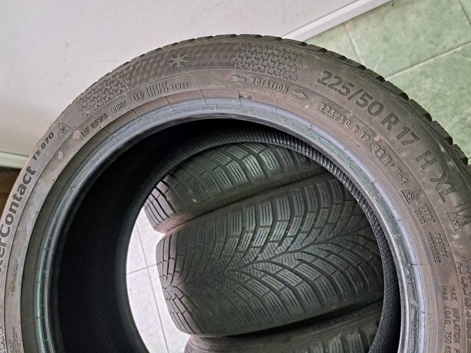 4 anvelope 225/50 R17 Continental
