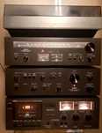 Linie rack sistem AKAI deck tuner amplificator