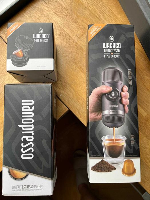 Aparat de cafea Nanopresso + NS Adapter WACACO