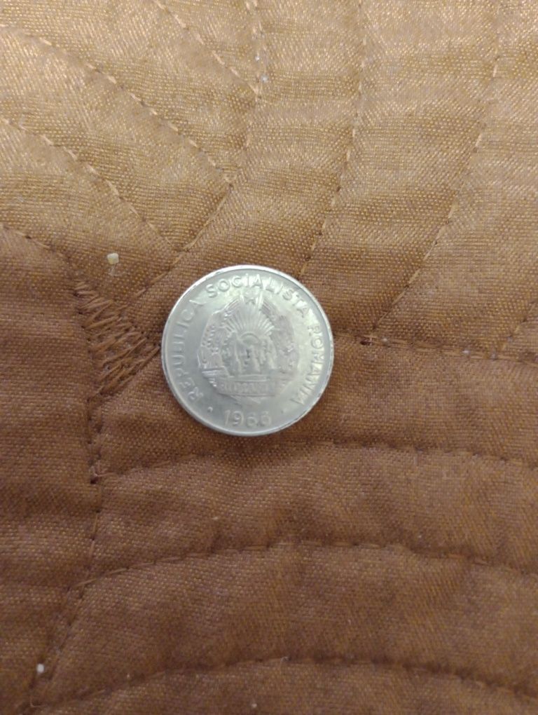 Monedă de 15 bani din românia 1966