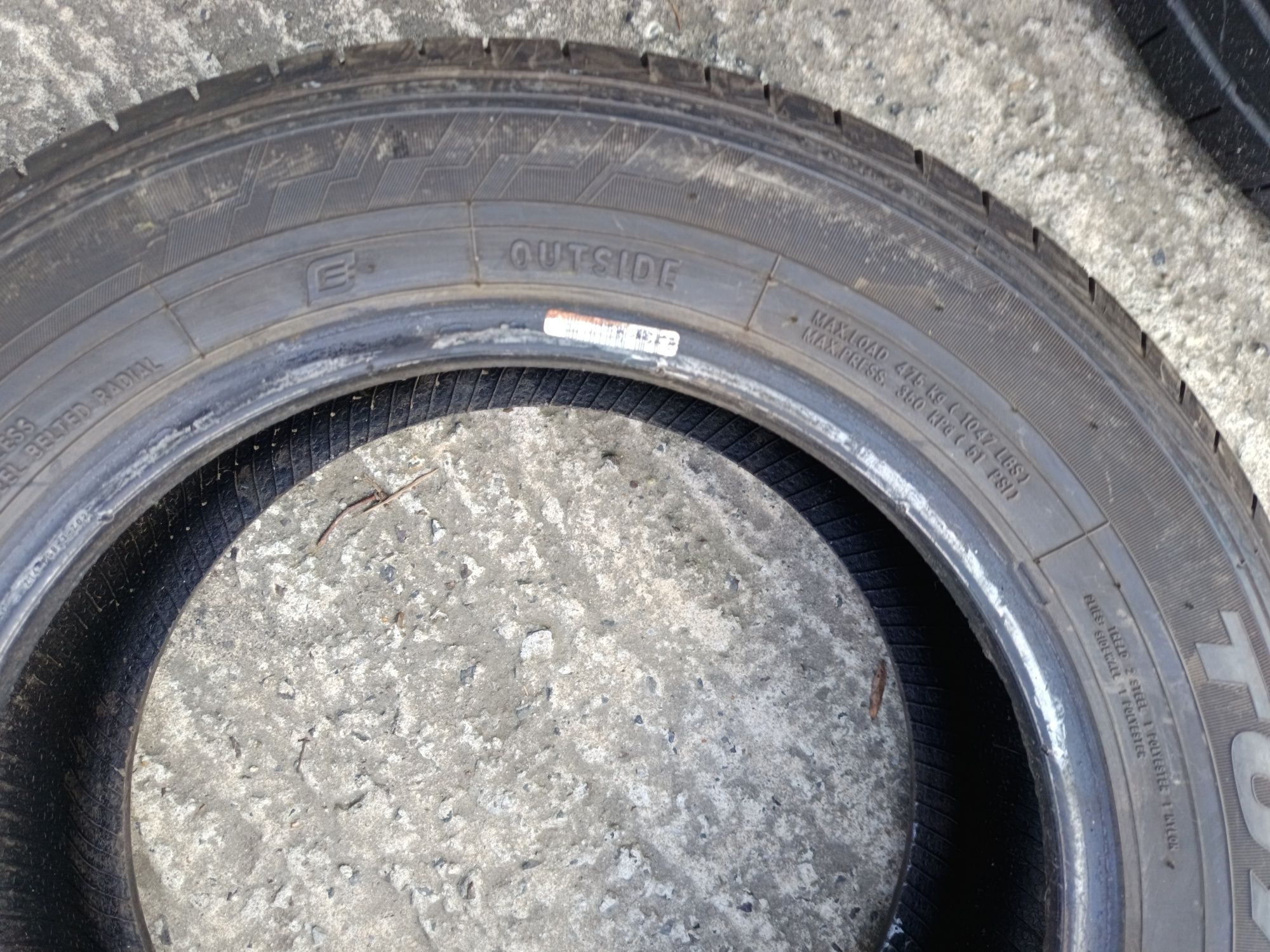 175.65.,R 14.82H TOYO ДОТ 0916