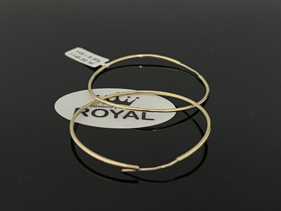 Bijuteria Royal CB : Cercei dama aur 14k 3,20gr