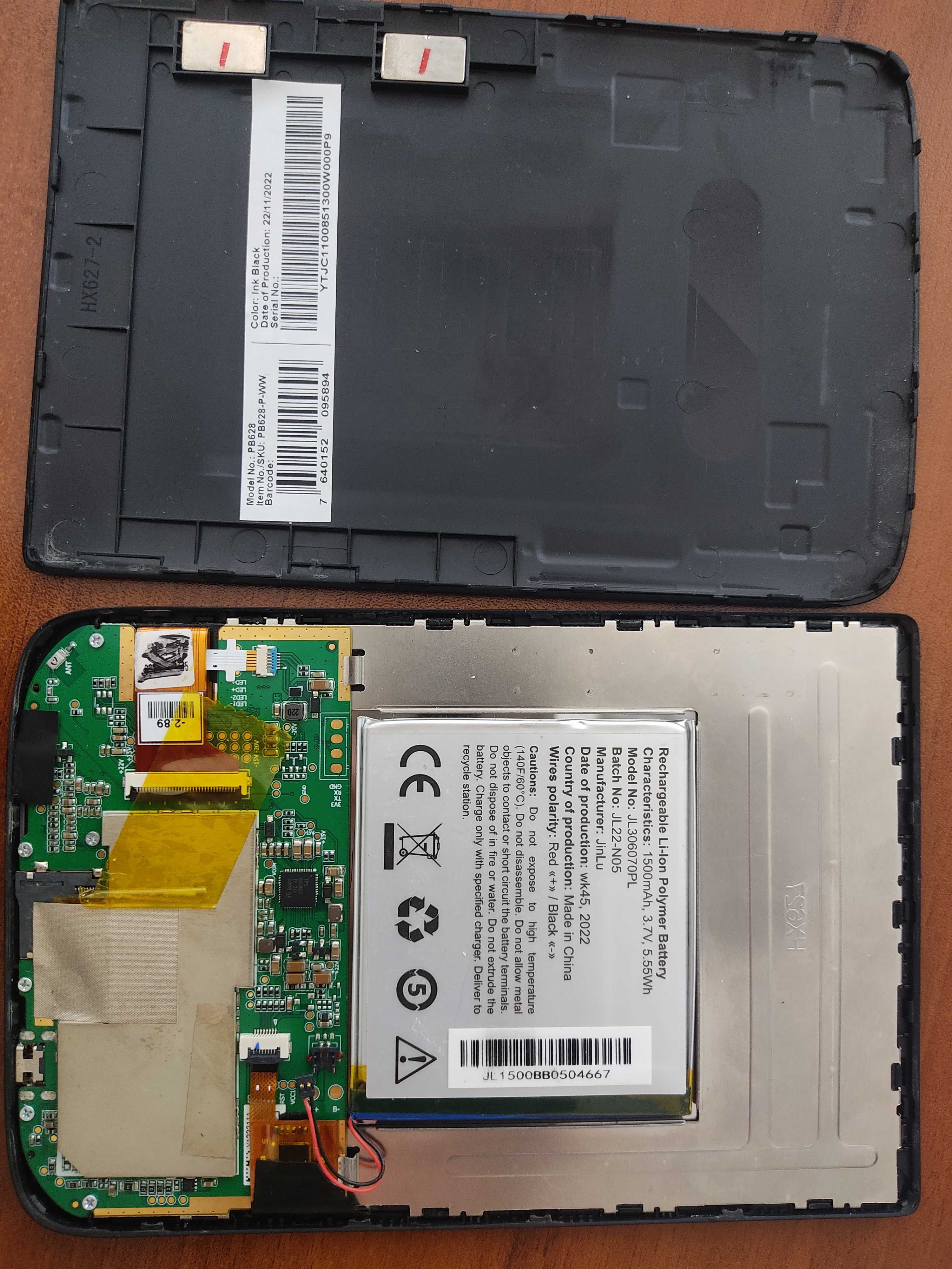 Pocketbook Touch Lux 5 PB628 за части платка, батерия