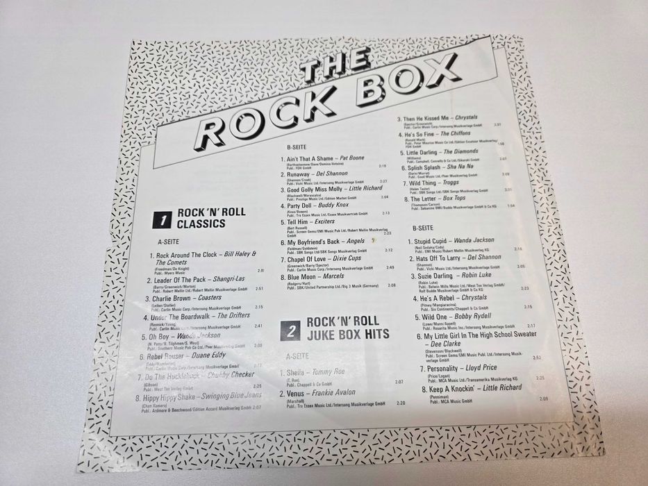 Vand vinil ,,The Rock Box,,