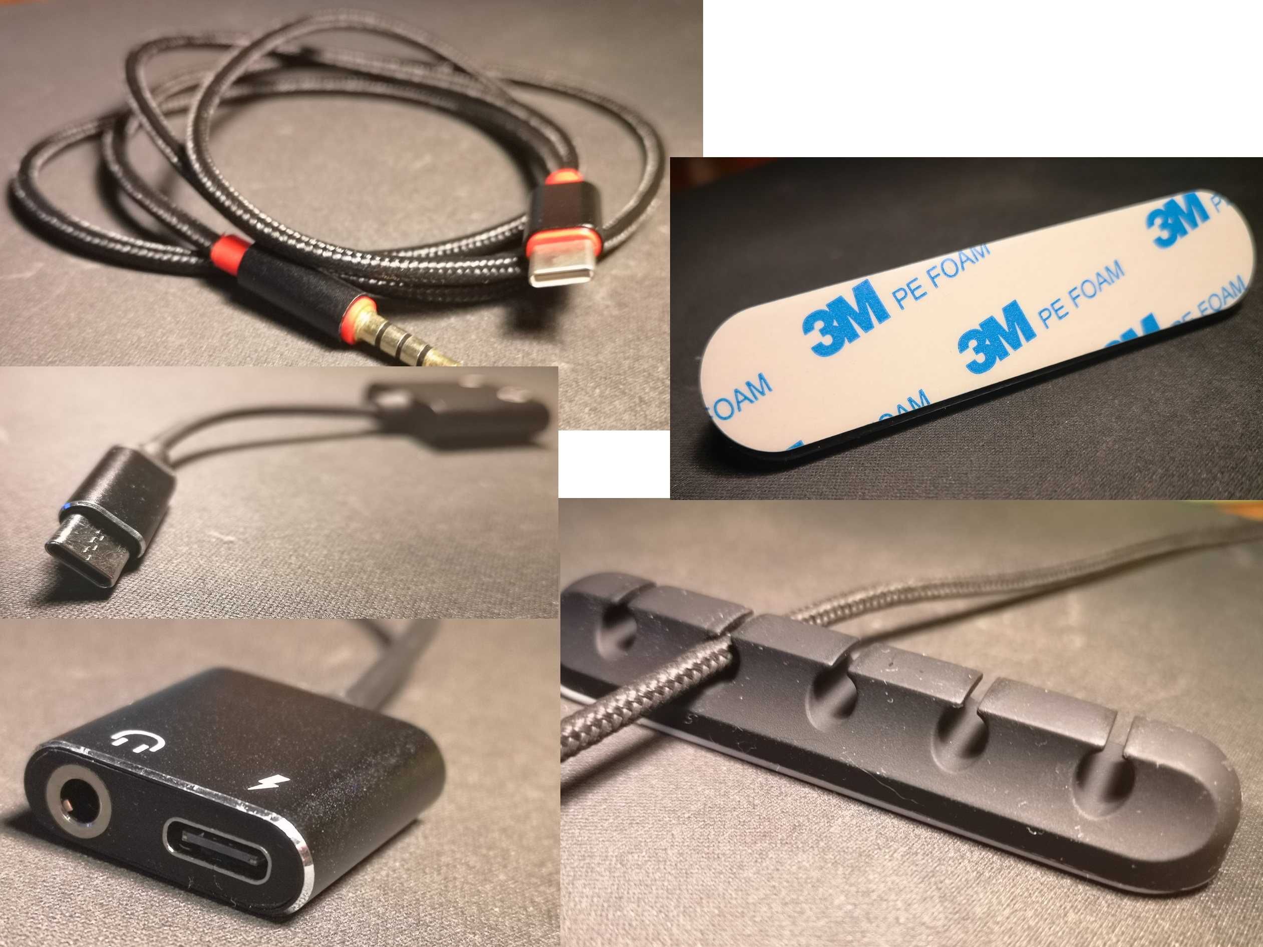 Vand organizator cabluri, cabluri audio USB - Jack 3.5