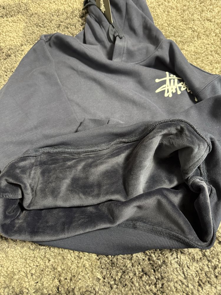 Stussy blue hoodie