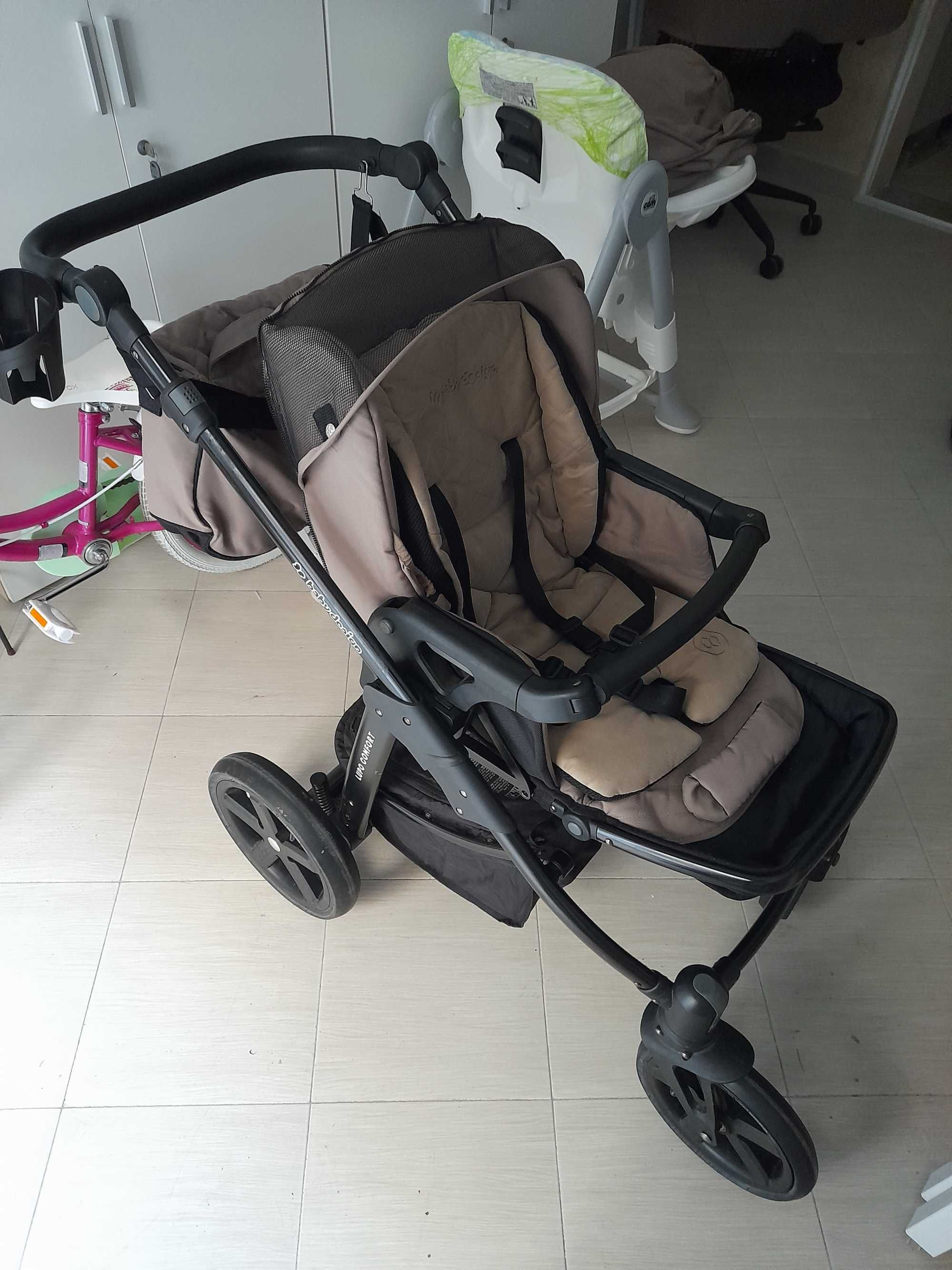 Бебешка количка 2в1 LUPO COMFORT - BABY DESIGN + 3ти кош за кола