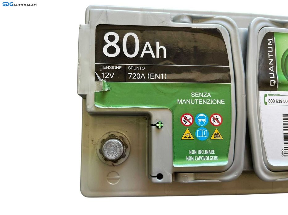 Baterie Acumulator Auto 80AH 720A Magneti Marelli Volkswagen Audi Seat Skoda Ford Opel Toyota BMW Mercedes Renault Peugeot Dacia B4556]