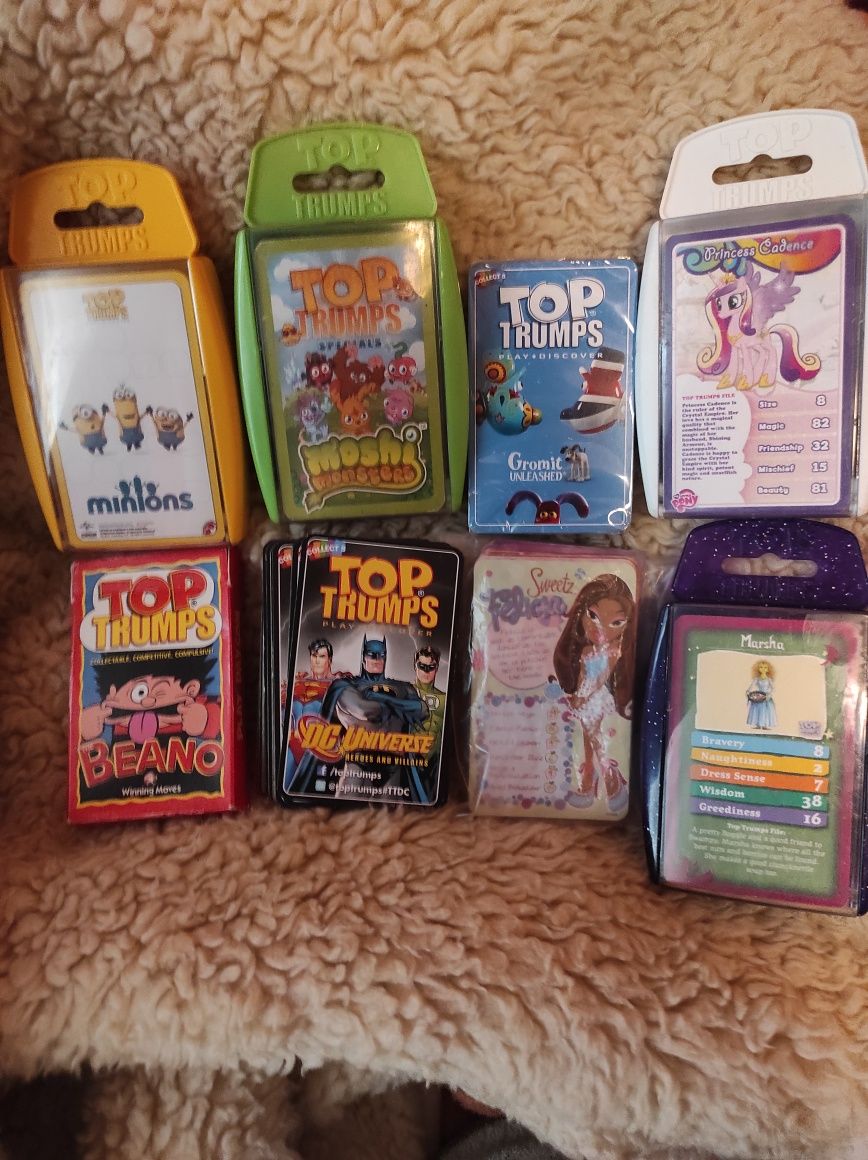 Serii serie cartonase,Top Trumps,Brummis surprize, actipilde, turbo