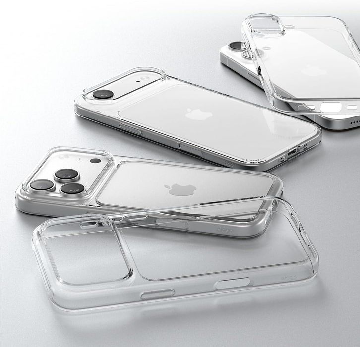 Прозрачен кейс space case за apple iphone 17 pro max