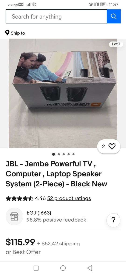 Boxa de calculator JBL Jembe