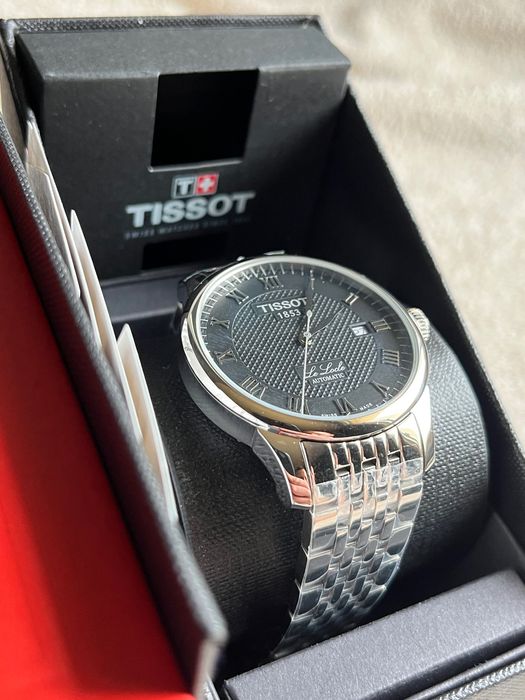 Ceas Tissot Le Locle Automatic Black, Bratara Metalica