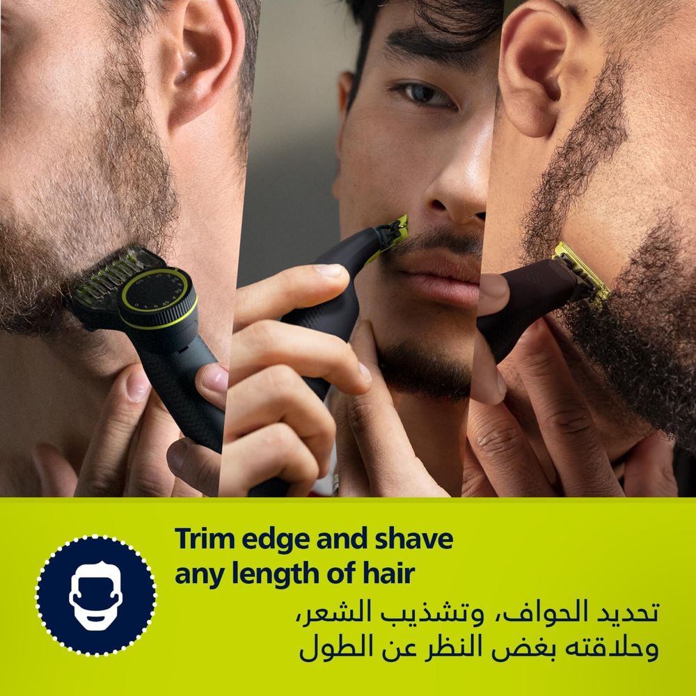 Триммер Philips OneBlade Pro QP6542/10 Триммер для Лица и Тела