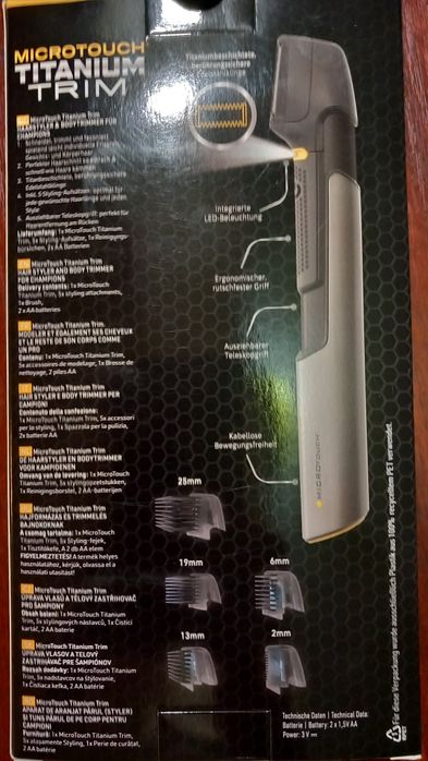 Trimmer "Microtouch Titanium Trim"